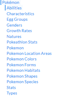 Pokeapi Types PokeAPI로 보는 API 문서 읽는법