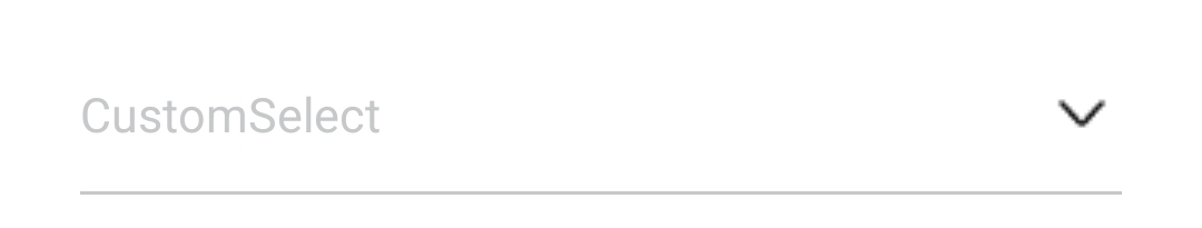 CustomSelect Example 1