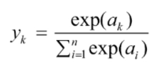 소프트맥스 수식