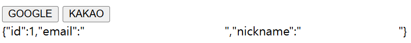 구글 OAuth 정보