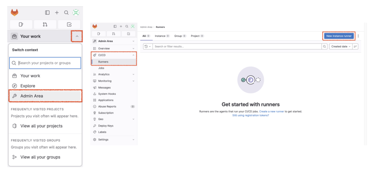 Gitlab & Gitlab runner 설치 및 구성