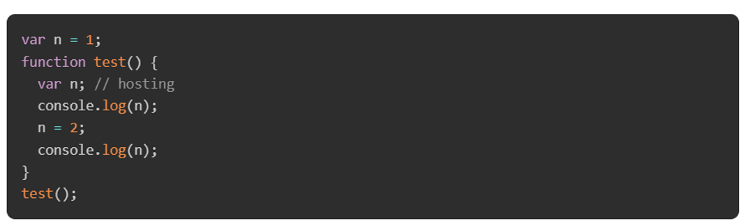 HTML & CSS (let, var, const)