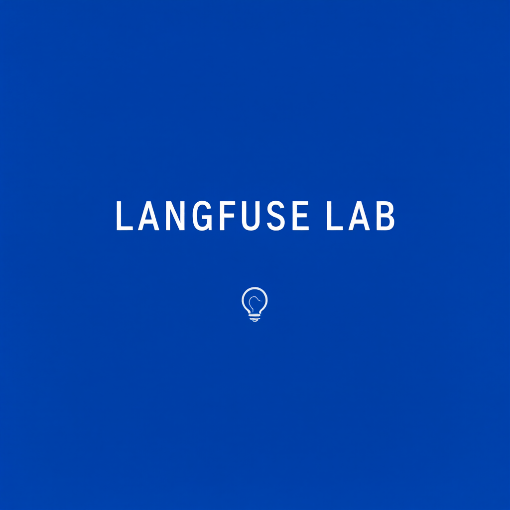 LANGFUSE LAB 포스터 20 steps 원본