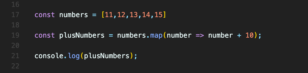 [JavaScript] map()