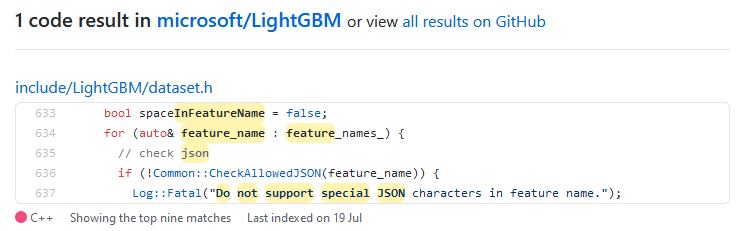 do-not-support-special-json-characters-in-feature-name