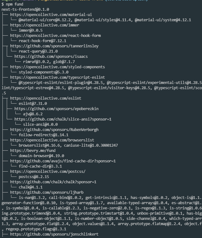 Npm fund npm audit fix