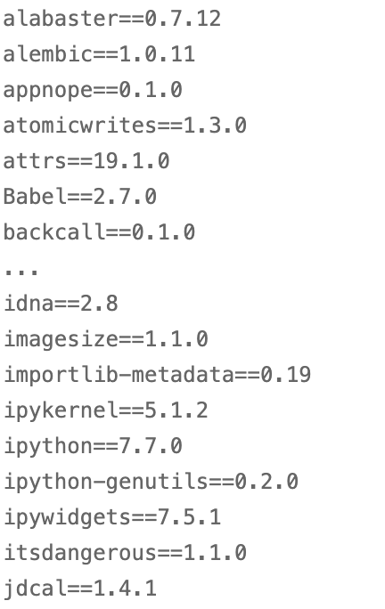 Как создать requirements txt файл python