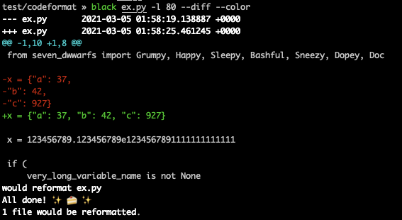 Python:) Black으로 코드 스타일 자동화
