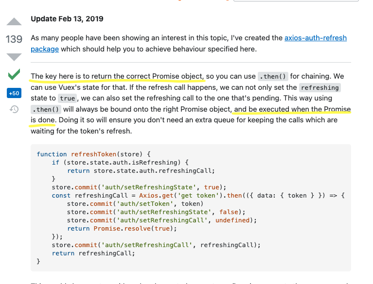 repeat action when axios error intercept