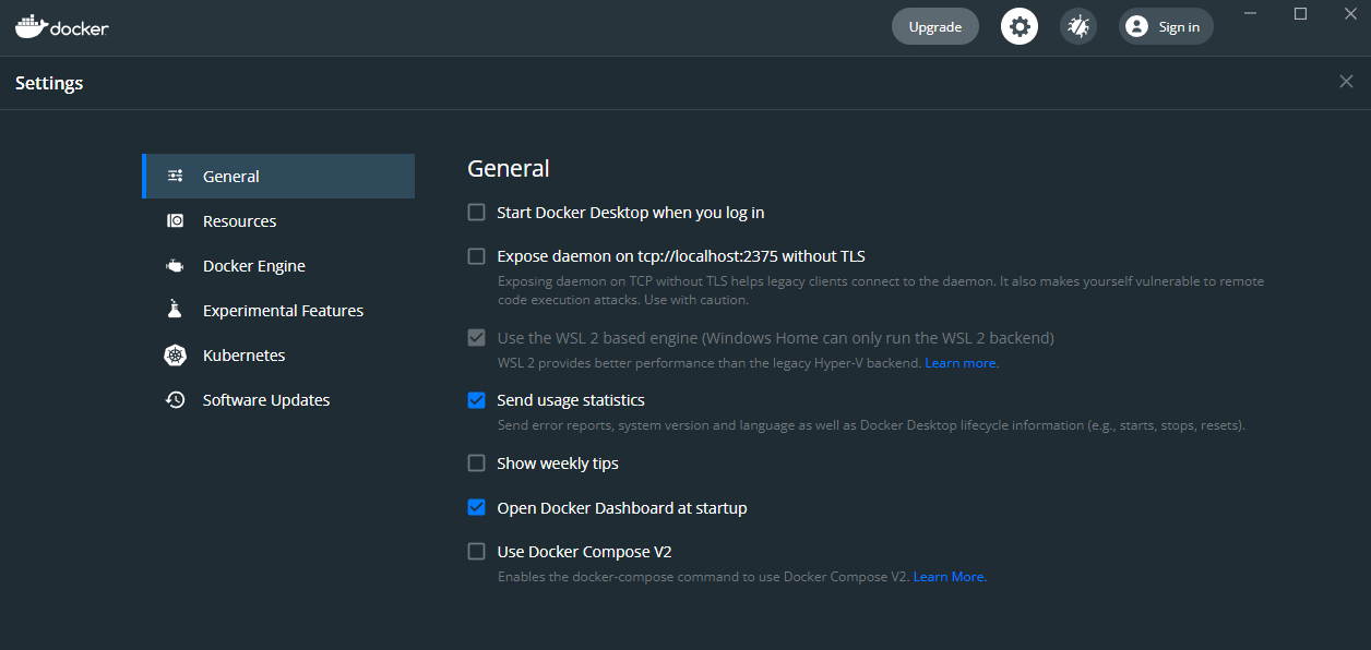 docker desktop Cannot start service backend: Ports are not available ...