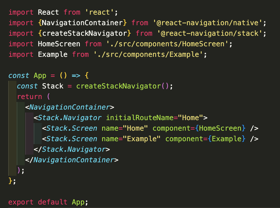 React Navigation