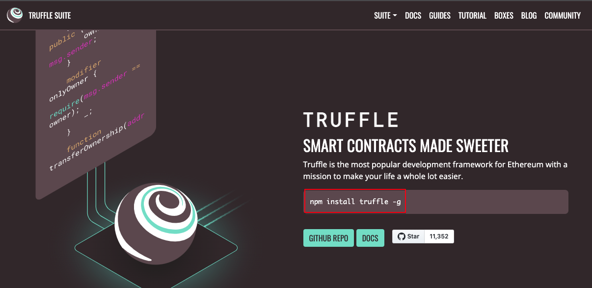 Truffle Software 이더리움 Dapp 개발 맛보기(feat. truffle)