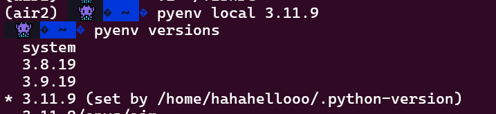 [Python] 가상환경 관리 도구 pyenv / venv