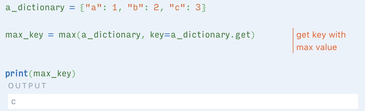[ Code Kata ] Dictionary 내부에서 value가 가장 큰 것 찾기!
