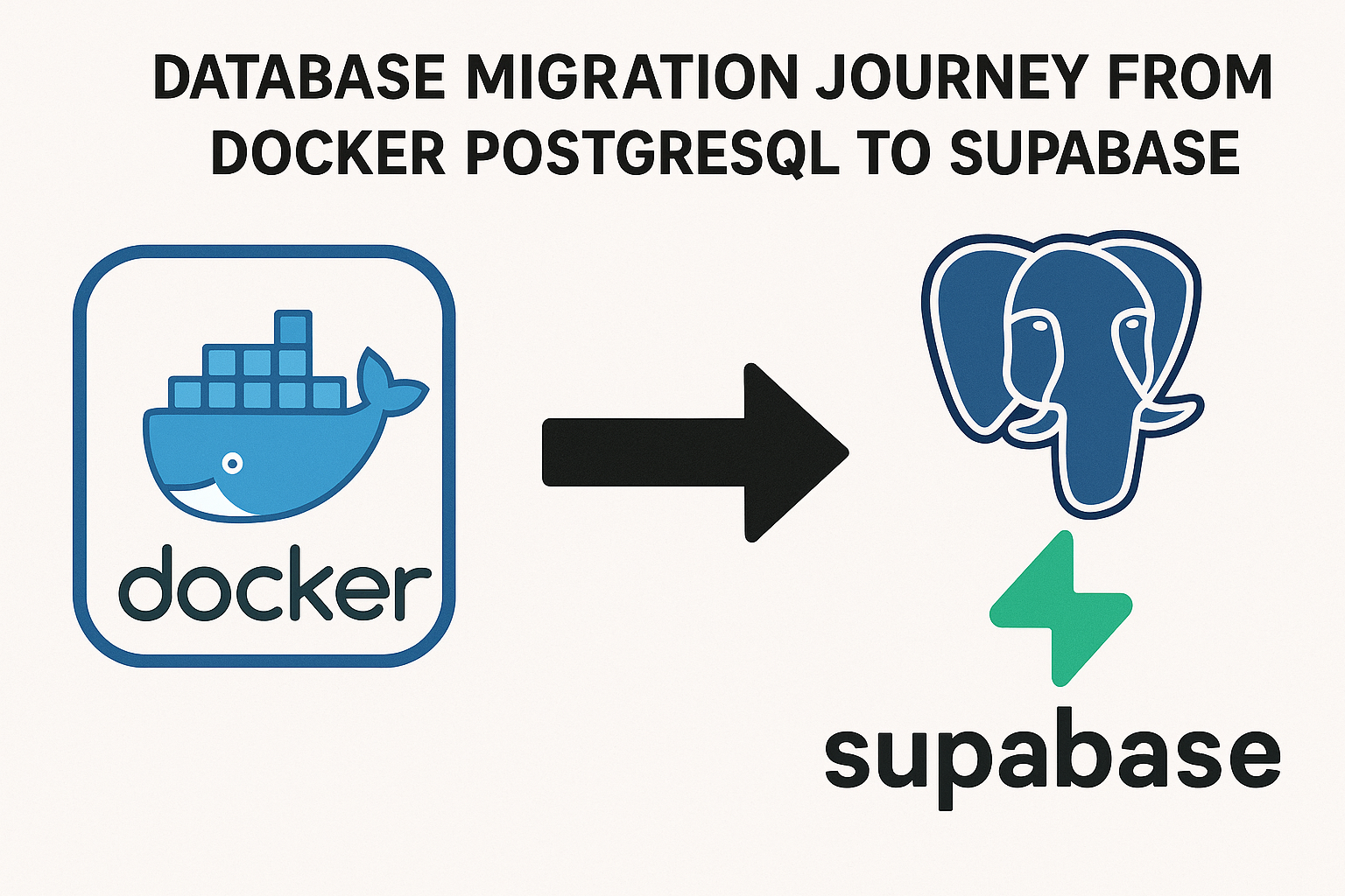 Docker 환경의 PostgreSQL에서 Supabase로 데이터베이스 마이그레이션