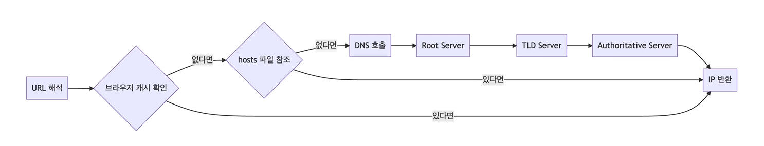 DNS 조회 로직