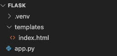 Flask 기본 폴더 구조