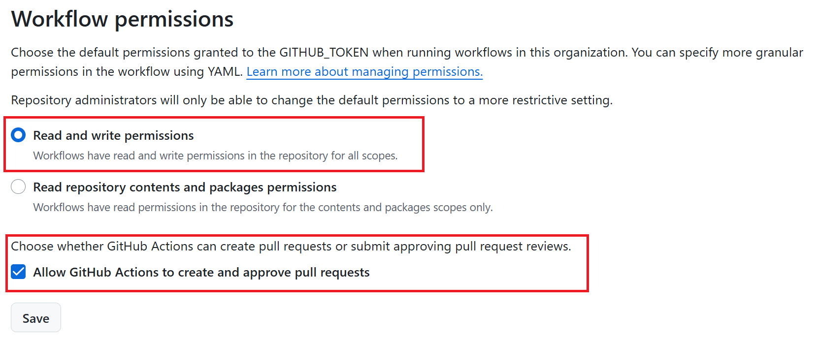 worflow permission 체크