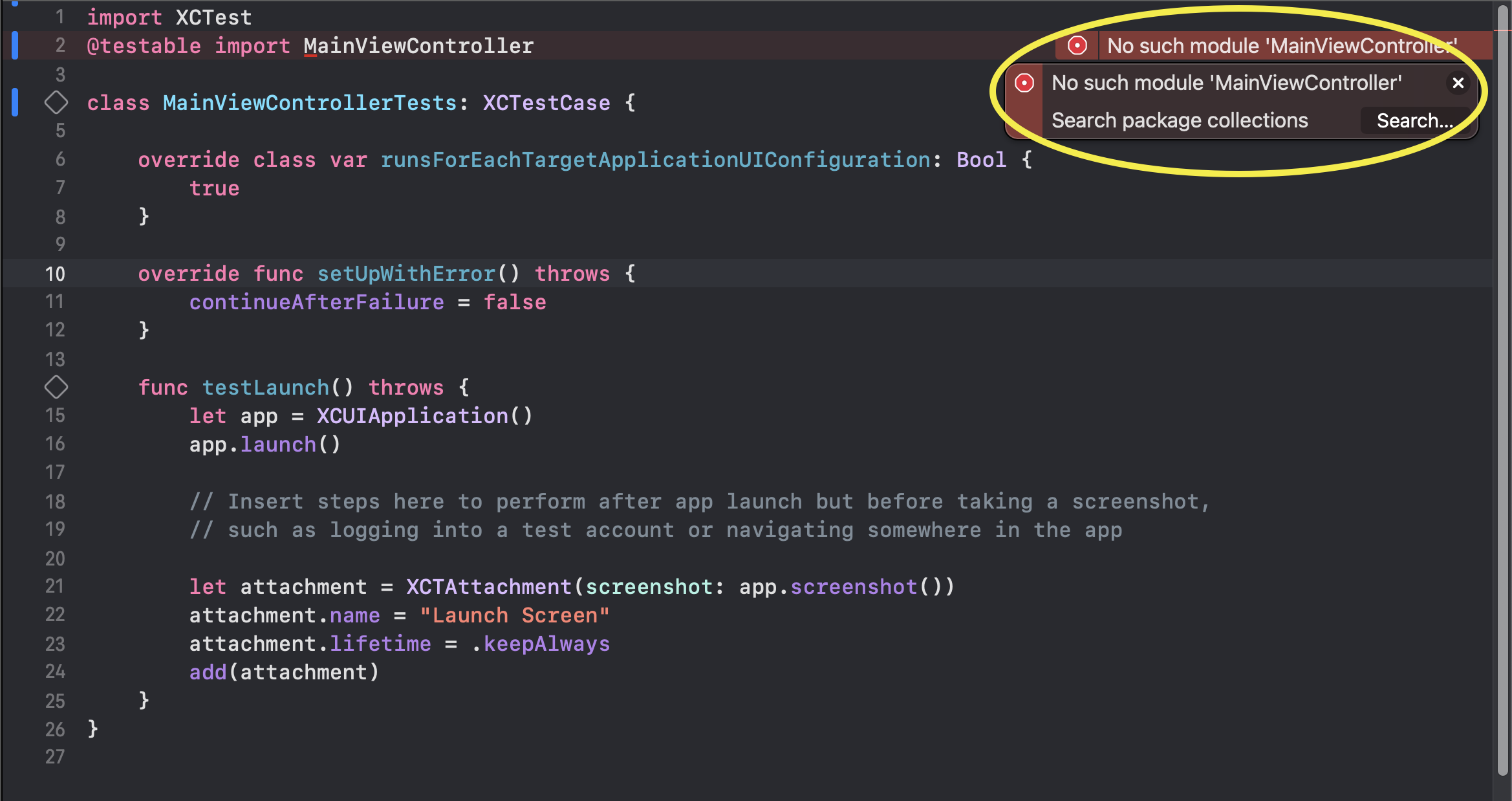 [iOS] Unit Test Code 작성