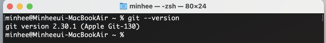macOS에서 git / GitHub 시작 - (1) 환경 구축 & 저장소 만들기