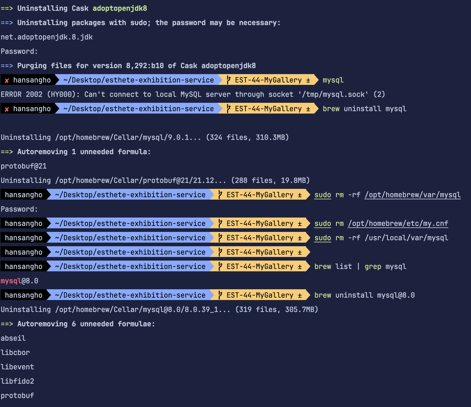 Can't connect to local MySQL server through socket 'tmpmysql.sock' (2) 🤦🏻‍♂️ 썸네일