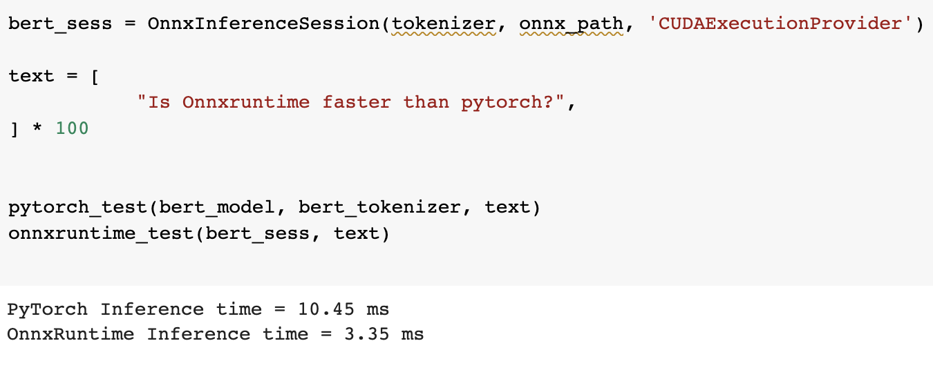 Model Inference with ONNX