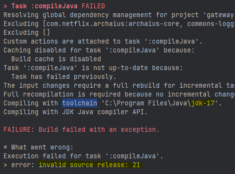 [TIL] Gradle Build 중 오류