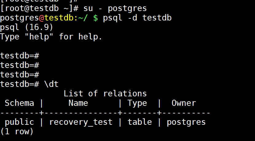[TEST] Postgresql DB 생성 + extensions