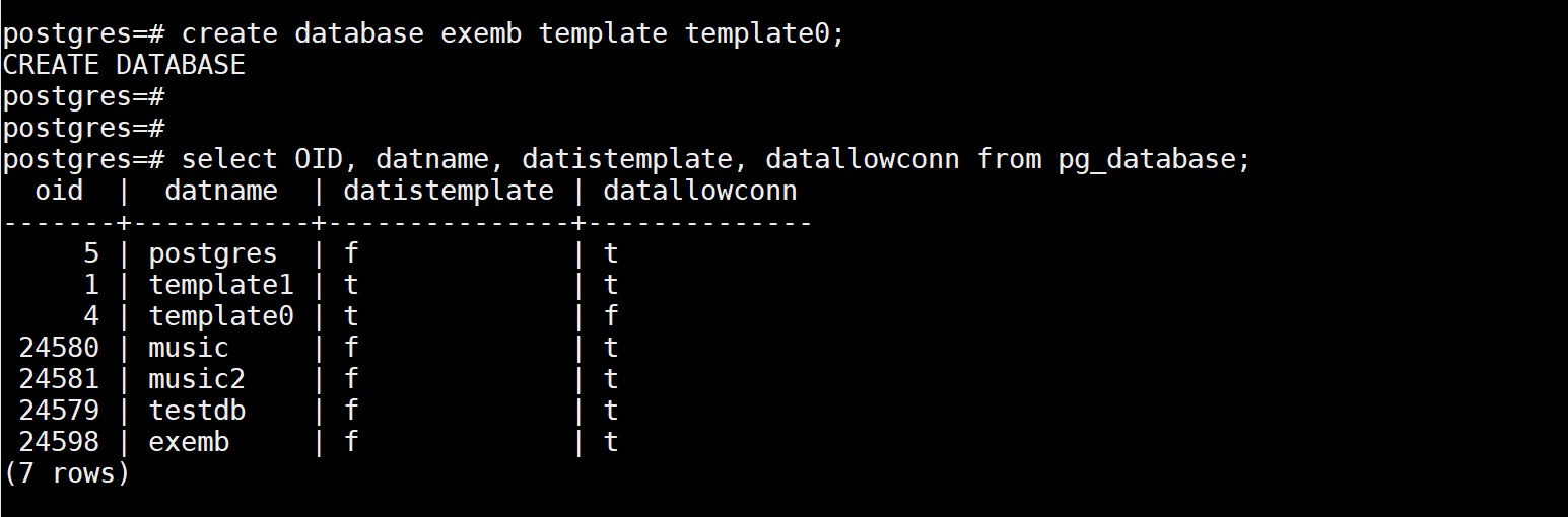 [TEST] Postgresql DB 생성 + extensions