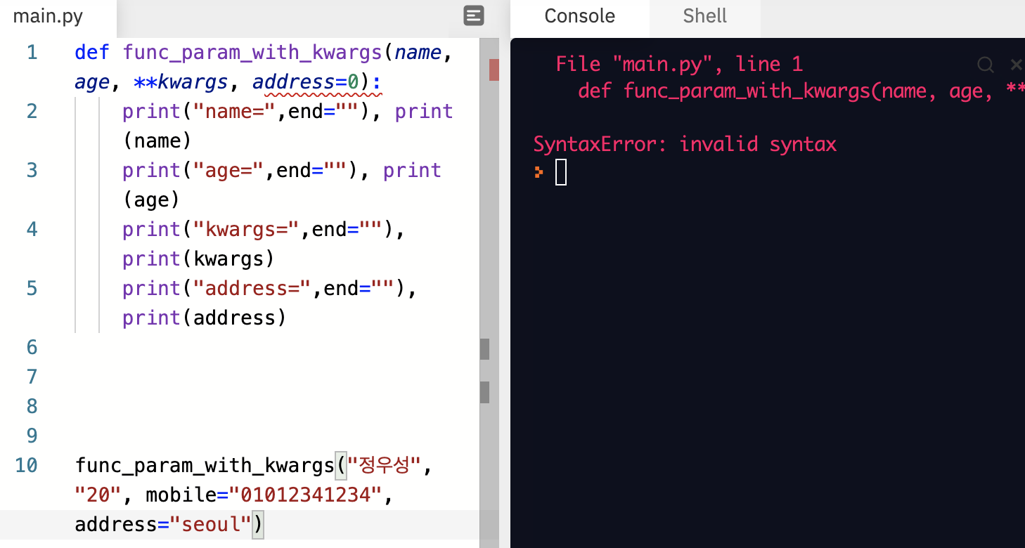 [TIL_Python]Function Parameters