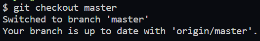 git checkout