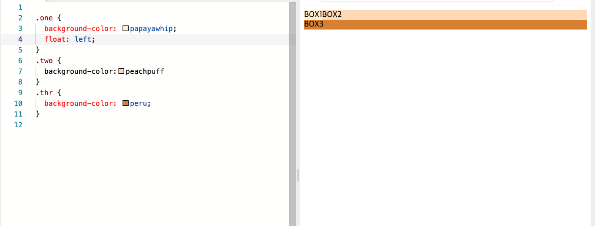 [HTML/CSS]Float
