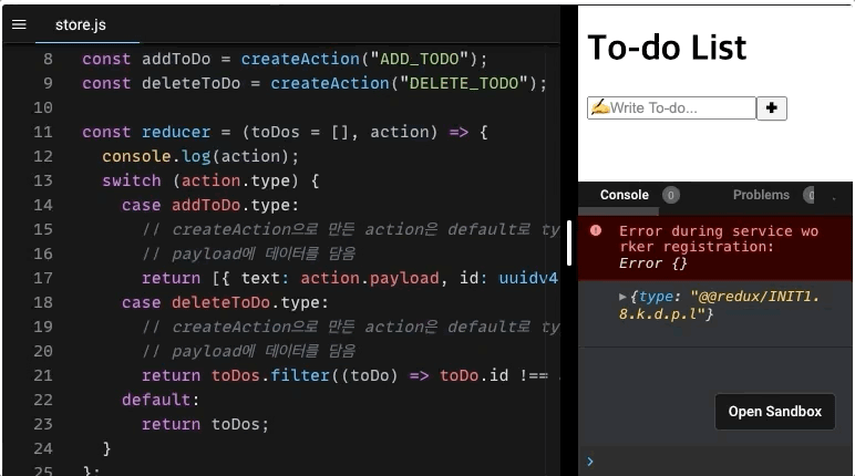 Redux Toolkit :: createAction, createReducer, configureStore, createSlice