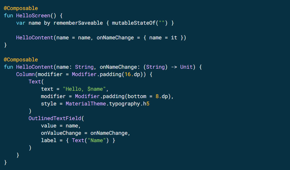 Android Compose State