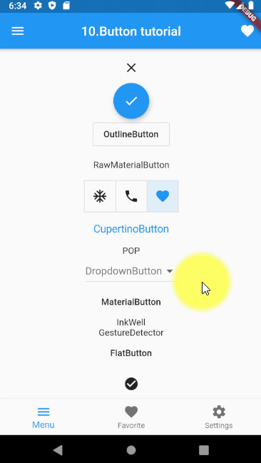[Flutter] #6 Button (~10/41)