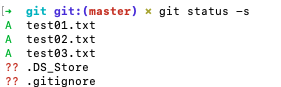 git status