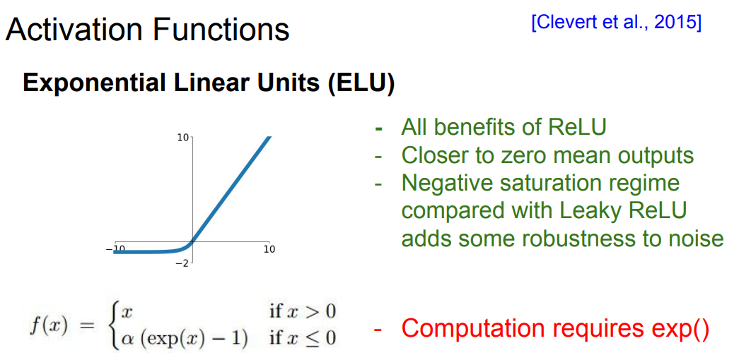 [cs231n] Lecture 6: Training Neural Networks, Part 1
