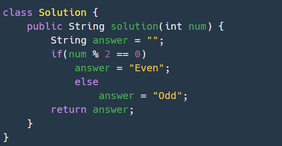 짝수와 홀수