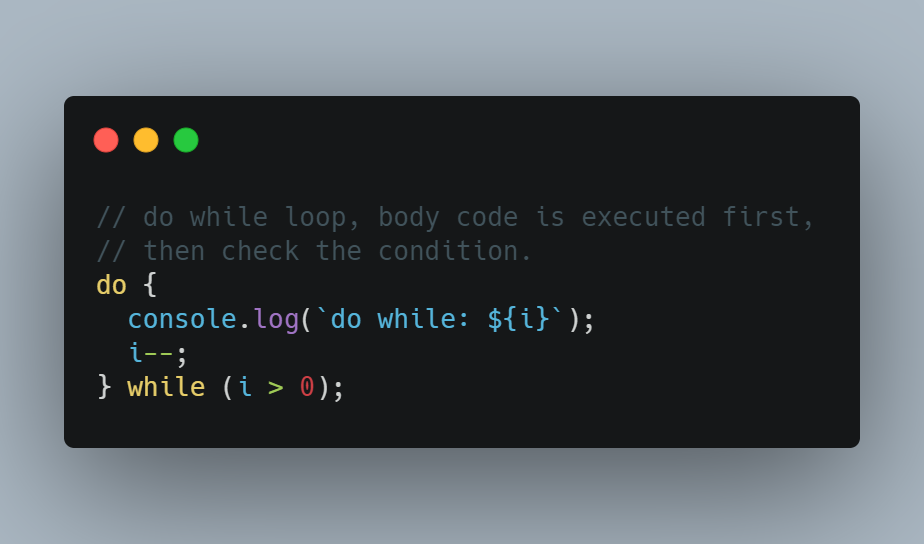JS 정리(3) Operator ,if ,for loop