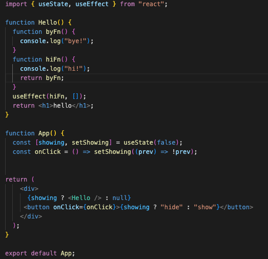 React - 3. Cleanup