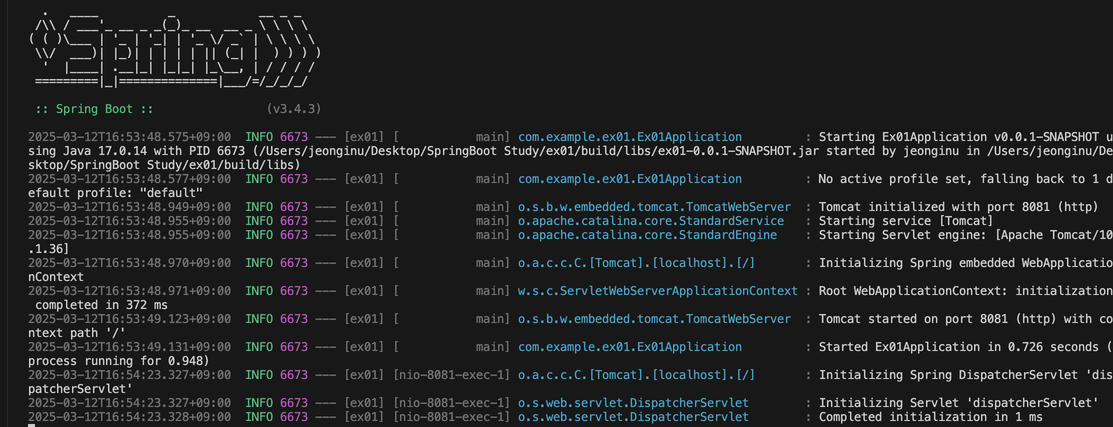SpringBoot study - 00