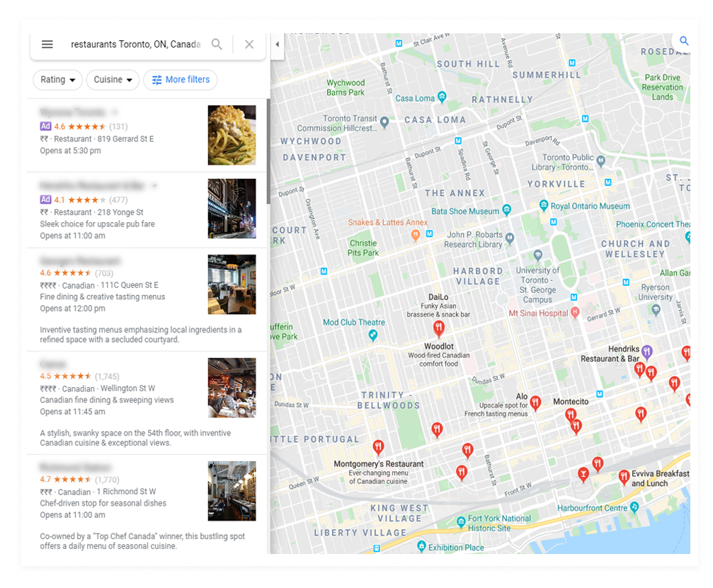 What is google maps results data scraping services 