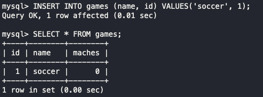 [ScoreBoard] MySQL - Database 작성