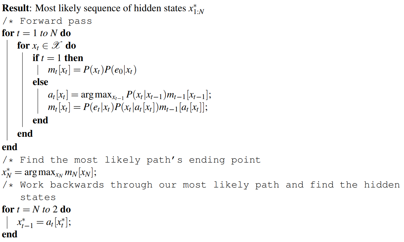 [CS-188] Note8: Viterbi Algorithm