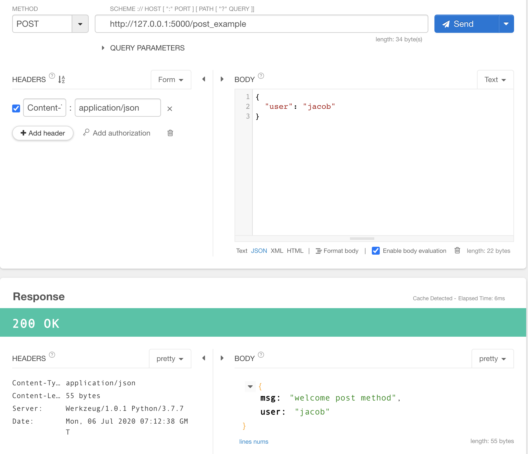 [Flask] HTTP methods