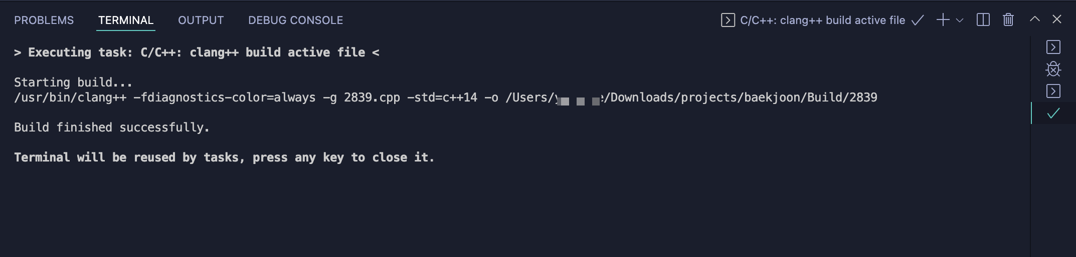 M1에서 C++ VSC로 시작하기