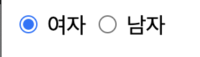 input radio 기능 사용해보기