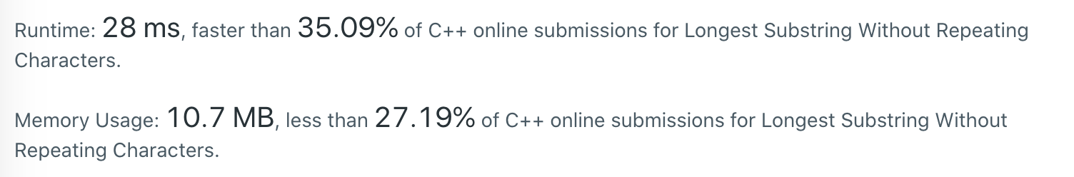 3. Longest Substring Without Repeating Characters
