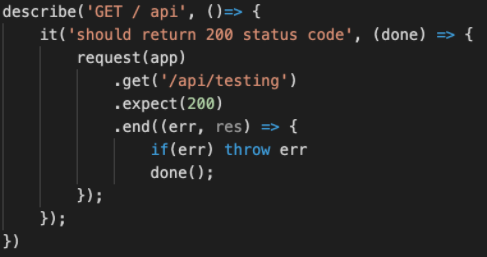 test code