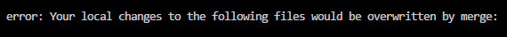 git error